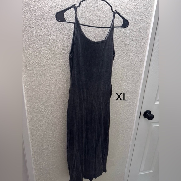 Elegant MATERNITY Dark Grey Dress - Picture 1 of 3
